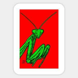 PRAYING MANTIS .4 Sticker